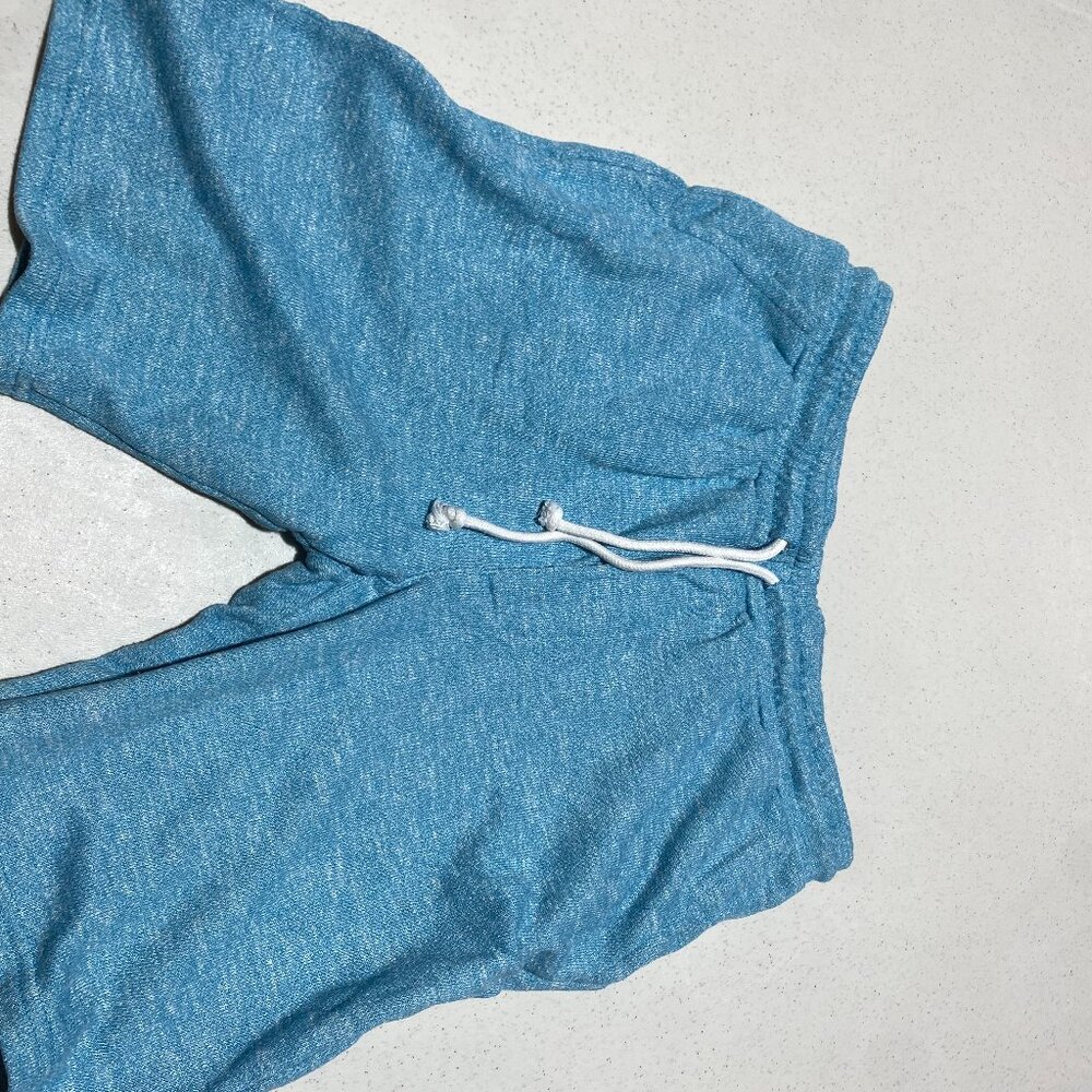 🏷️ Man Wan Walk Beach Sweat Shorts – Light Blue – Medium